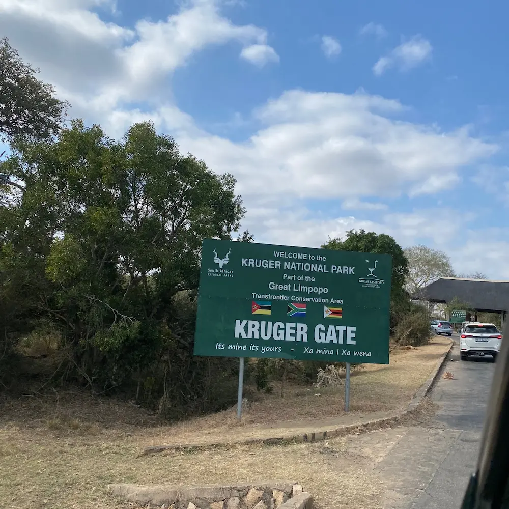 Kruger safari entrance and safari planning