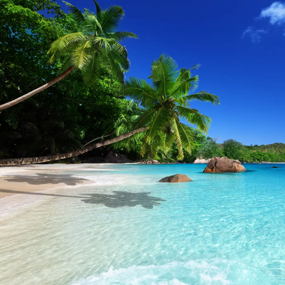 Seychelles island holiday beach escape